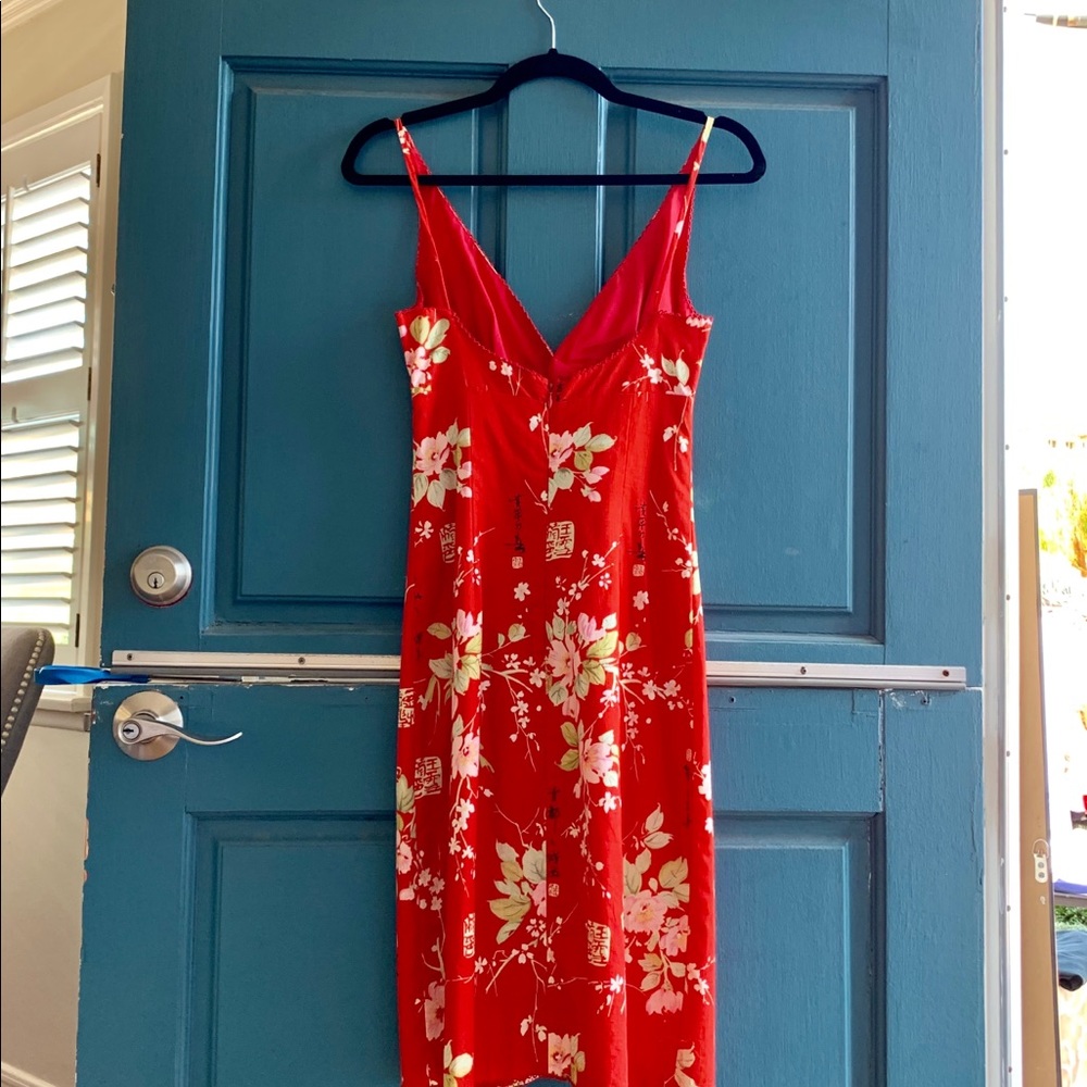 Helen Wang Asian inspired floral dress - Picture 2 of 3